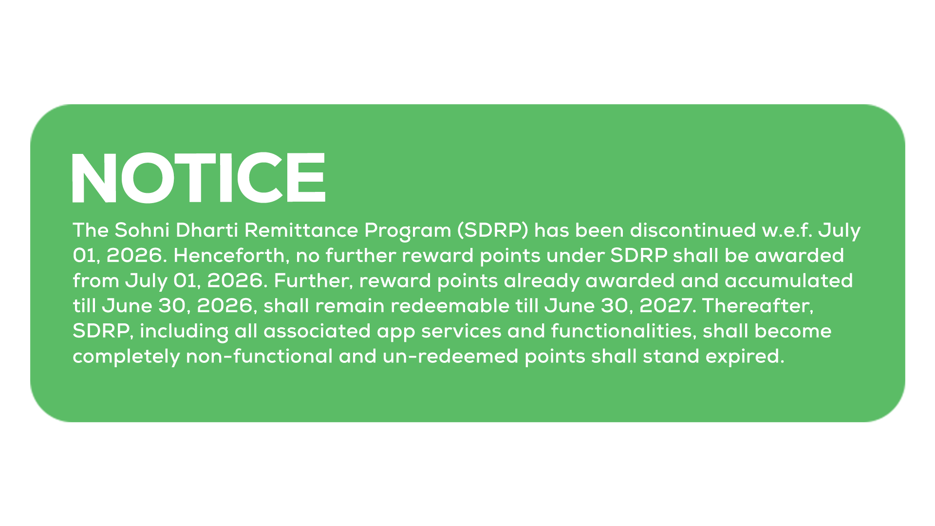 Notice Box