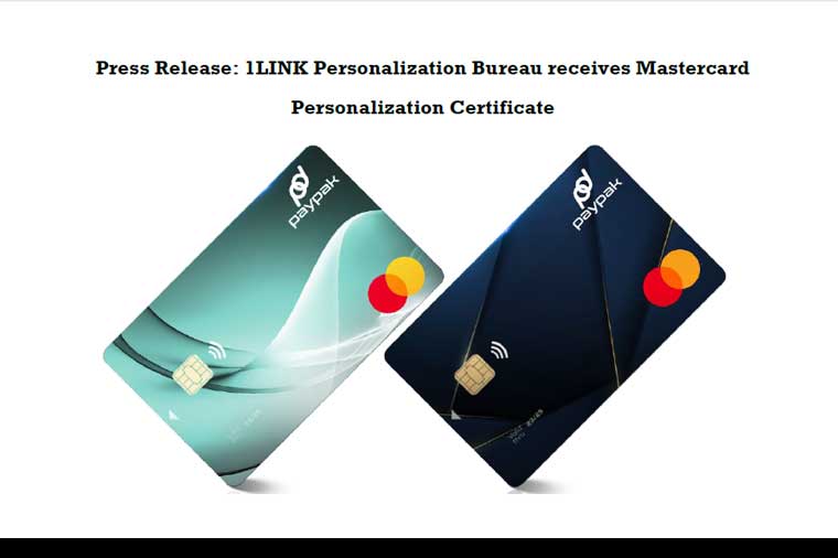 1LINK Personalization Bureau receives Mastercard Personalization Certificate