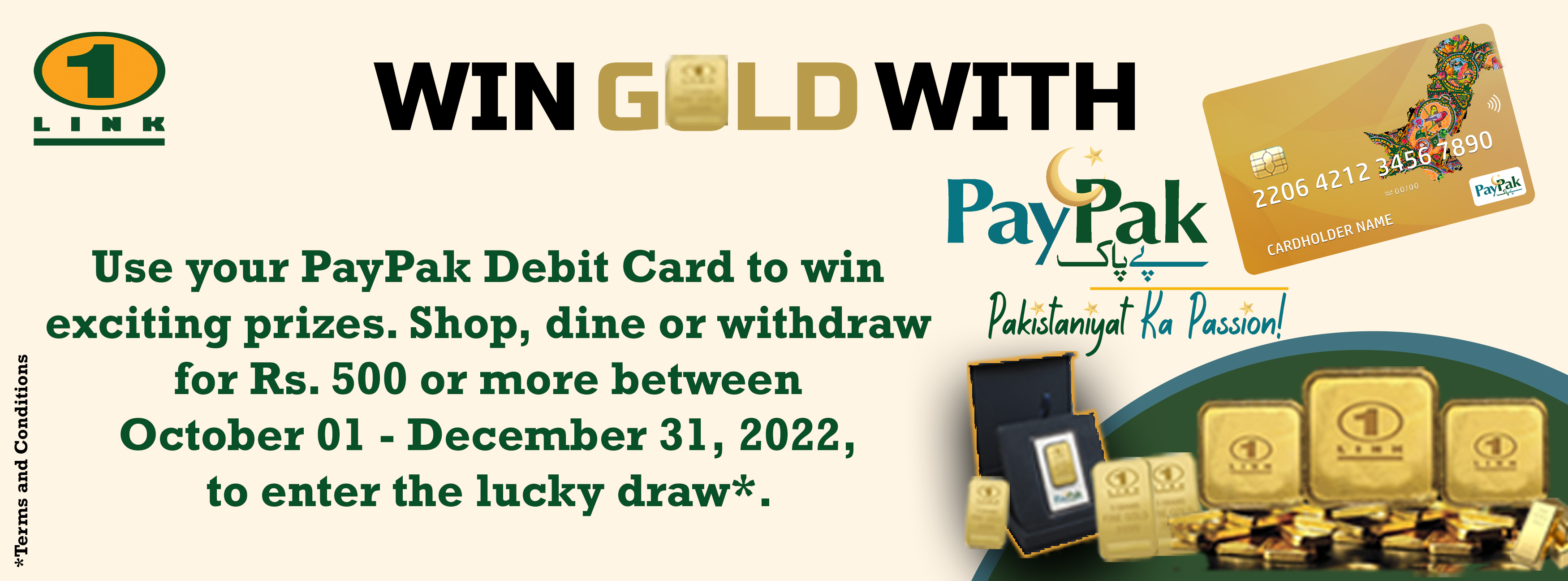 Win Gold with PayPak QIV, 2022